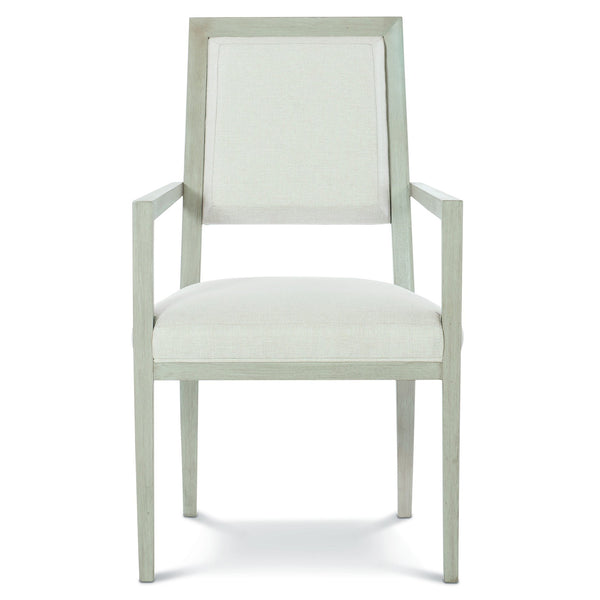Bernhardt Bernhardt Axiom 9-Piece Dining Set — Extendable Linear White Table, Upholstered Chairs, Modern Textures K1934