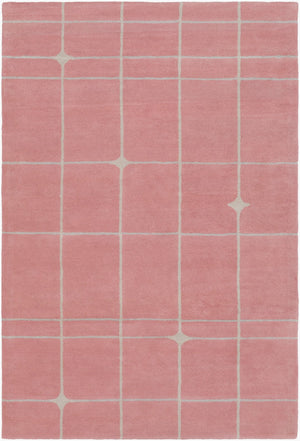 Surya Mod Pop Mpp-4515 4' X 6' Hand-tufted Wool Rug - Modern Decor, Medium Pile, Durable & Charming Design Mauve Wool Mpp4515-46