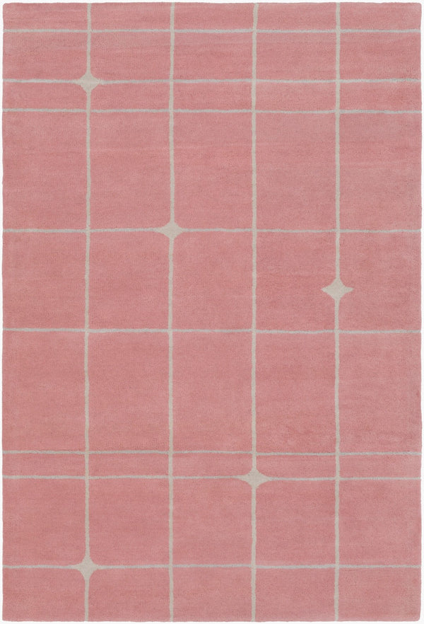 Surya Mod Pop Mpp-4515 4' X 6' Hand-tufted Wool Rug - Modern Decor, Medium Pile, Durable & Charming Design Mauve Wool Mpp4515-46