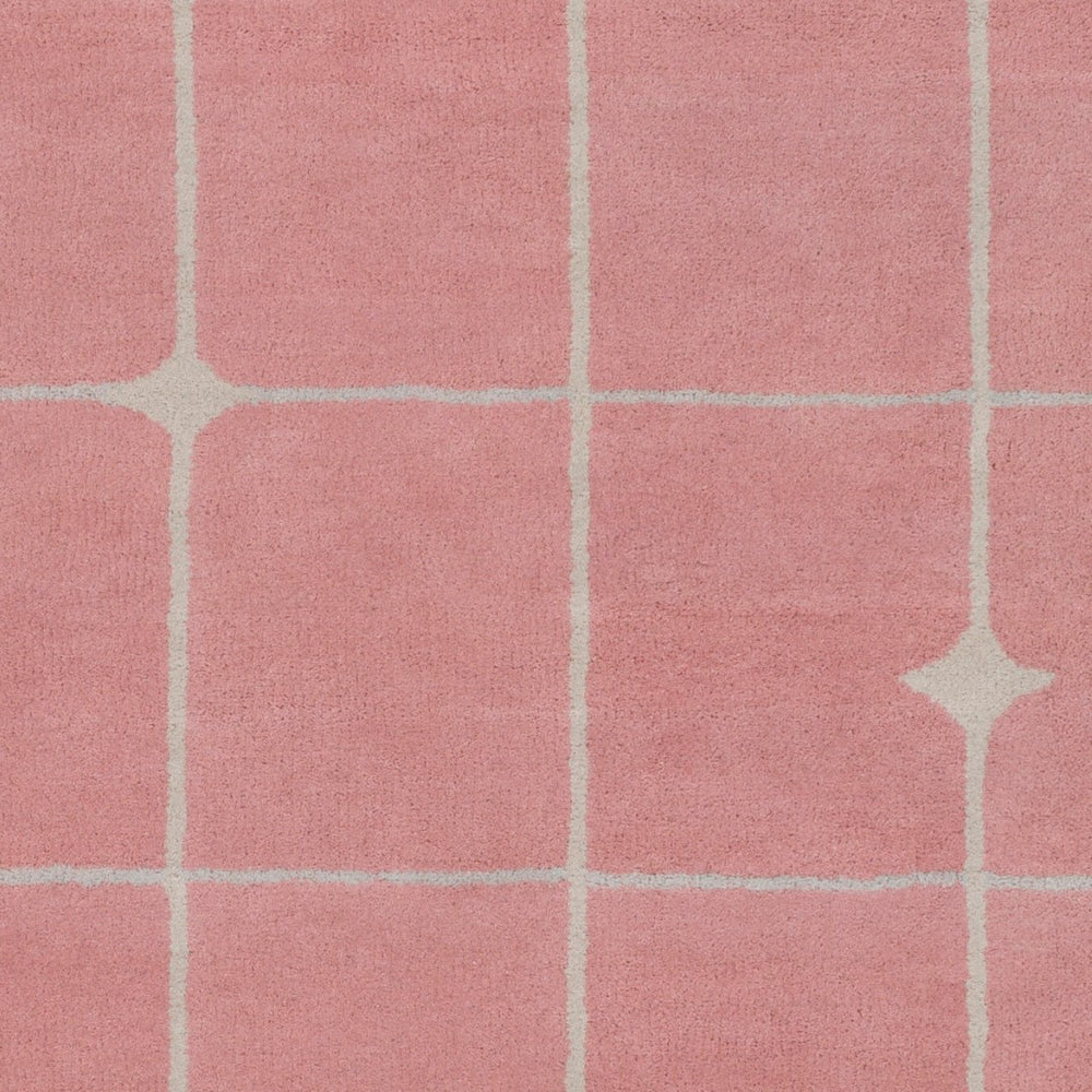 Surya Mod Pop Mpp-4515 4' X 6' Hand-tufted Wool Rug - Modern Decor, Medium Pile, Durable & Charming Design Mauve Wool Mpp4515-46