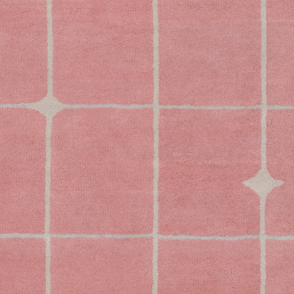 Surya Mod Pop Mpp-4515 4' X 6' Hand-tufted Wool Rug - Modern Decor, Medium Pile, Durable & Charming Design Mauve Wool Mpp4515-46