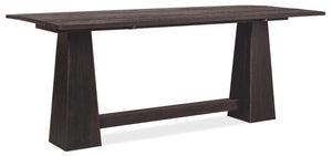 Hooker Furniture Driftwood Flip-Top Console Table With Buckboard Distressed Finish, Space-Saving Expandable Design Blacks 6820-85003-99
