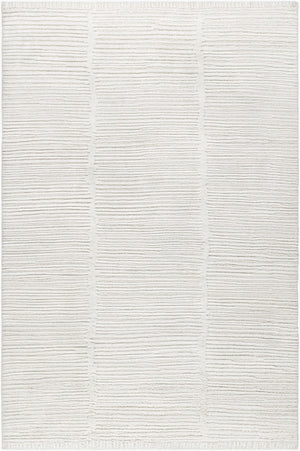 Surya Manpura Handmade Wool Rug 2' X 3' - Luxurious Hand-knotted Design For Sophisticated Home Decor Ivory Wool Mpr2300-23