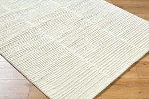 Surya Manpura Handmade Wool Rug 2' X 3' - Luxurious Hand-knotted Design For Sophisticated Home Decor Ivory Wool Mpr2302-67910