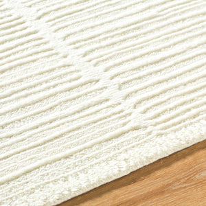 Surya Manpura Handmade Wool Rug 2' X 3' - Luxurious Hand-knotted Design For Sophisticated Home Decor Ivory Wool Mpr2302-67910