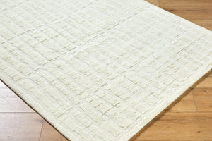 Surya Manpura Handmade Wool Rug 2' X 3' - Luxurious Hand-knotted Design For Sophisticated Home Decor Ivory Wool Mpr2303-83116