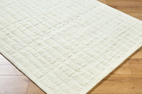 Surya Manpura Handmade Wool Rug 2' X 3' - Luxurious Hand-knotted Design For Sophisticated Home Decor Ivory Wool Mpr2303-83116