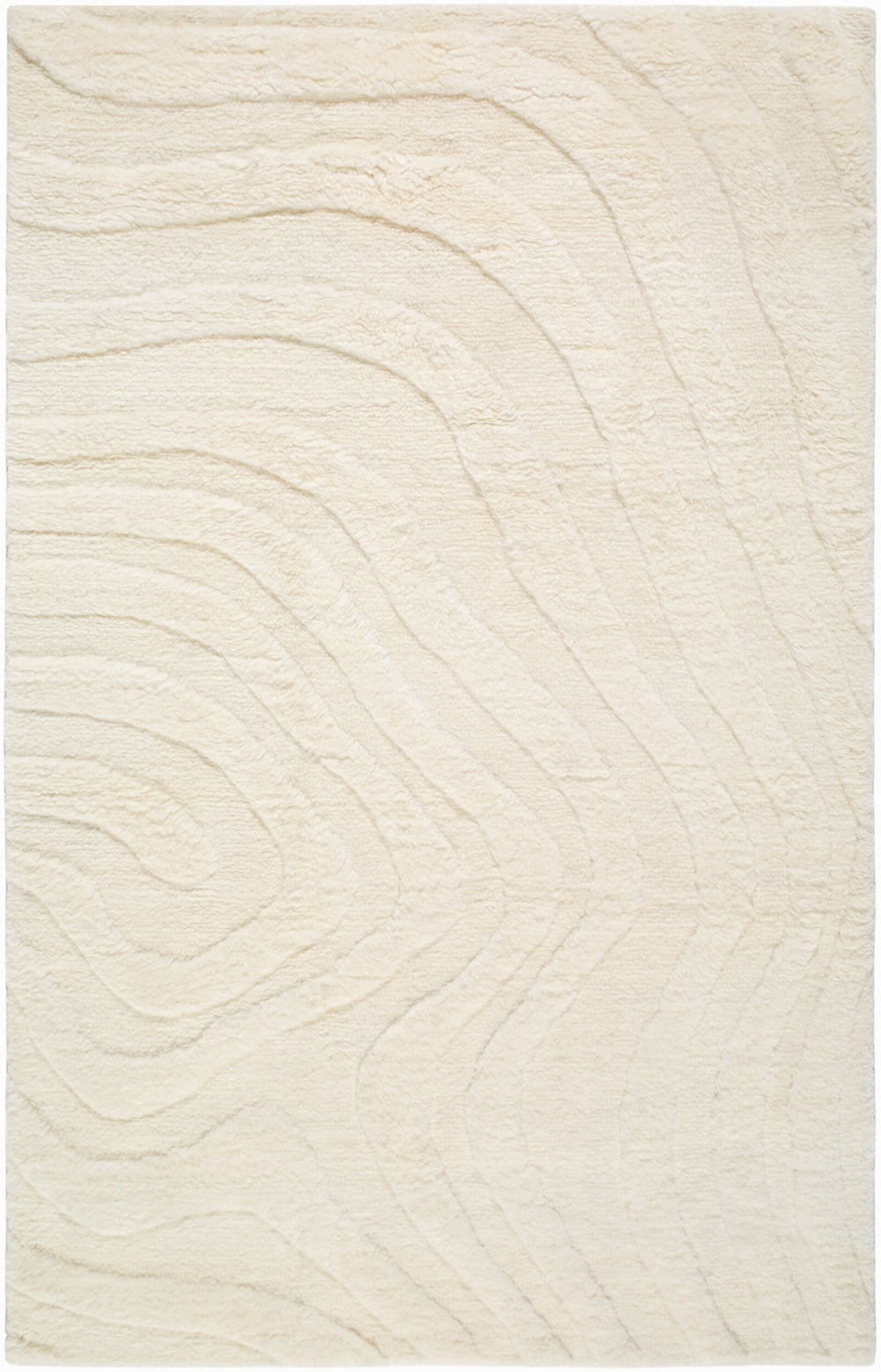 Surya Manpura Hand Knotted New Zealand Wool Rug Minimalist Artisan Accent for Modern Interiors 9' x 12' Rectangle MPR2304-912
