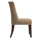 Homelegance By Top-Line Rowan Wingback Dining Chairs (Set of 2) Espresso Rubberwood