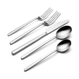 Lenox Oneida Dean Mirror 20 Piece Flatware Set Metallic, STAINLESS METAL 896760