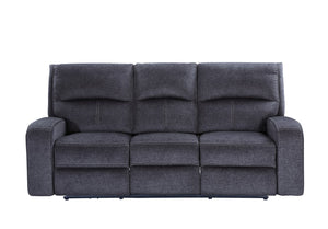 English Elm Steve Silver - Lovell - Power Sofa - Dark Gray