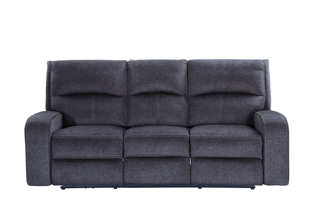 English Elm Steve Silver - Lovell Power Sofa in Dark Gray — Plush Wide Seating, USB Charging, Zero Wallhugger, Power Recline, 86" B081P157134