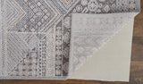 Feizy Rugs Francisco Polyester/Polypropylene Machine Made Southwestern Rug Ivory/Gray 12' x 15'