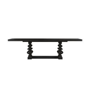 Atrium Trestle Dining Table - Extendable 96-136" for Family Gatherings, Stylish Design & Durability