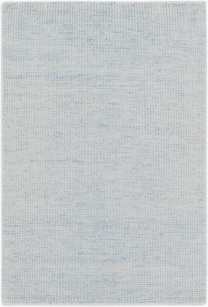 Surya Mirabella Hand-knotted 2' X 3' Rug | Durable Wool, Cotton & Viscose For High Traffic Areas, Unique Design Blue Wool,Cotton,Viscose Mrb3000-23