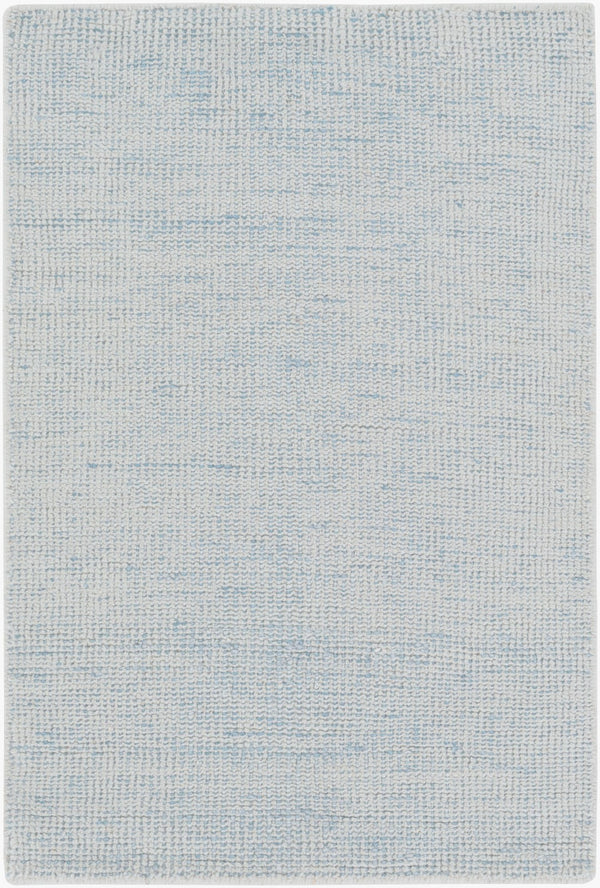 Surya Mirabella Hand-knotted 2' X 3' Rug | Durable Wool, Cotton & Viscose For High Traffic Areas, Unique Design Blue Wool,Cotton,Viscose Mrb3000-23