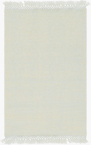 Surya Mirabella Hand-knotted 2' X 3' Rug | Durable Wool, Cotton & Viscose For High Traffic Areas, Unique Design Ice Blue Wool,Cotton,Viscose Mrb3001-23