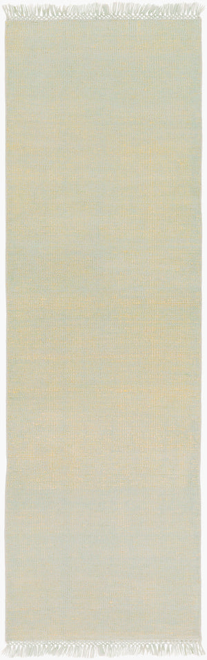 Surya Mirabella Hand-knotted 2' X 3' Rug | Durable Wool, Cotton & Viscose For High Traffic Areas, Unique Design Ice Blue Wool,Cotton,Viscose Mrb3001-268