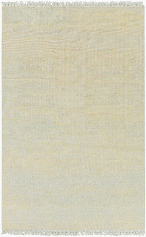 Surya Mirabella Hand-knotted 2' X 3' Rug | Durable Wool, Cotton & Viscose For High Traffic Areas, Unique Design Ice Blue Wool,Cotton,Viscose Mrb3001-576