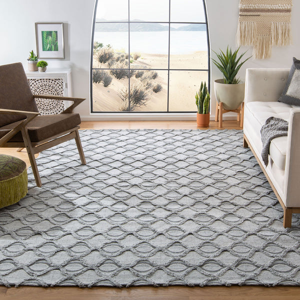 Safavieh Marbella 601 Hand Loomed Contemporary Rug Grey / Charcoal MRB601F-4