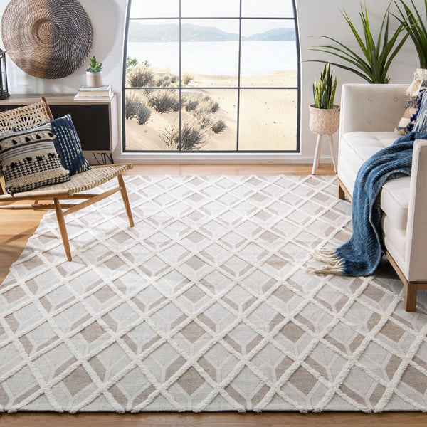 Safavieh Marbella 602 Hand Loomed Contemporary Rug Beige / Ivory MRB602B-4