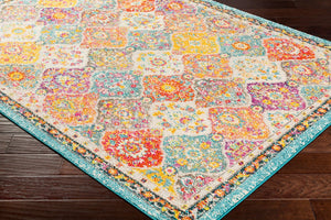 Livabliss Morocco Traditional Medallion Polypropylene Area Rug for Living and Dining Rooms MRC2313-679