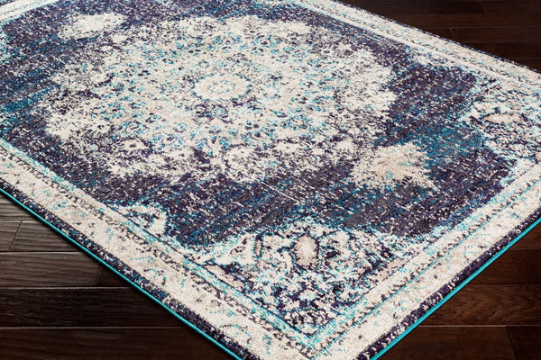 Livabliss Morocco Traditional Medallion Polypropylene Indoor Rug for Entryway or Bedroom Accent MRC2322-23