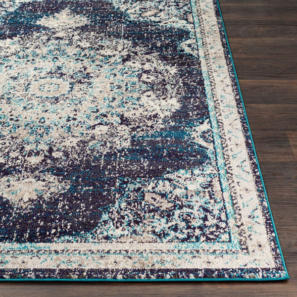 Livabliss Morocco Traditional Medallion Polypropylene Indoor Rug for Entryway or Bedroom Accent MRC2322-23