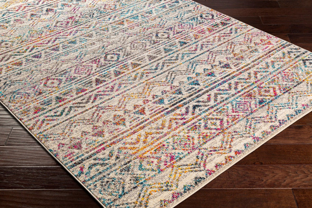 Livabliss Morocco Global Geometric Polypropylene Accent Rug for Entryway or Bohemian Layering MRC2334-23