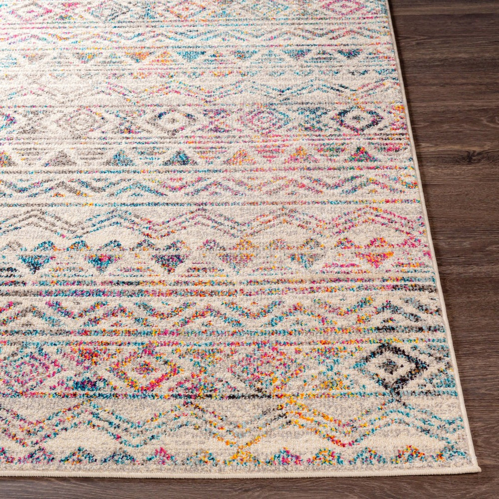 Livabliss Morocco Global Geometric Polypropylene Accent Rug for Entryway or Bohemian Layering MRC2334-23