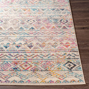 Livabliss Morocco Global Geometric Polypropylene Accent Rug for Entryway or Bohemian Layering MRC2334-23