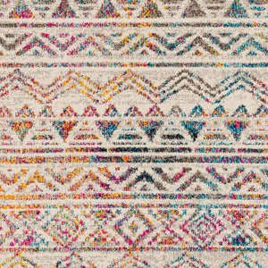 Livabliss Morocco Global Geometric Polypropylene Accent Rug for Entryway or Bohemian Layering MRC2334-23