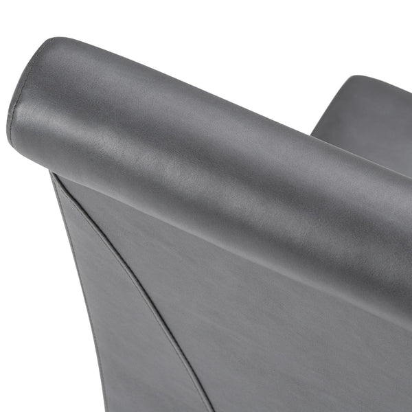 English Elm Avalon - Elegant Set Of 2 Stone Grey Parson Dining Chairs For Modern Homes & Comfort Spaces B136P159803