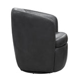 Parker House Parker Living Barolo - Vintage Slate Swivel Club Chair Vintage Slate Genuine Leather SBAR#912S-VGSL