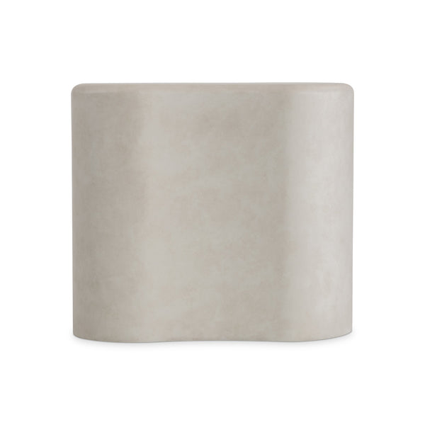 Bernhardt Bernhardt Nova Side Table In Light Vellum Finish — Sculptural Kidney-Shaped Wood Accent Table, 23" 519122