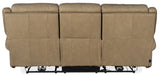 Oberon Zero Gravity Power Sofa with Power Headrest Beige MS Collection SS103-PHZ3-080 Hooker Furniture