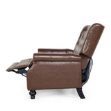 Christopher Knight Home® Noble House Oversize Faux Leather Recliner Dark Brown