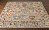 Marrakech MRK-2301 8' x 10' Handmade Rug MRK2301-810  Dark Brown, Rust, Mustard, Medium Gray, Cream Surya