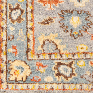 Marrakech MRK-2301 8' x 10' Handmade Rug MRK2301-810  Dark Brown, Rust, Mustard, Medium Gray, Cream Surya