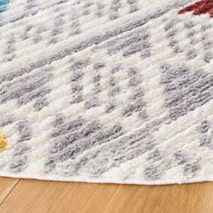 Safavieh Marrakesh 300 Power Loomed  Rug Ivory / Grey MRK300A-9