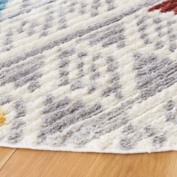 Safavieh Marrakesh 300 Power Loomed  Rug Ivory / Grey MRK300A-9