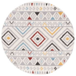 Safavieh Marrakesh 300 Power Loomed  Rug Ivory / Grey MRK300A-9