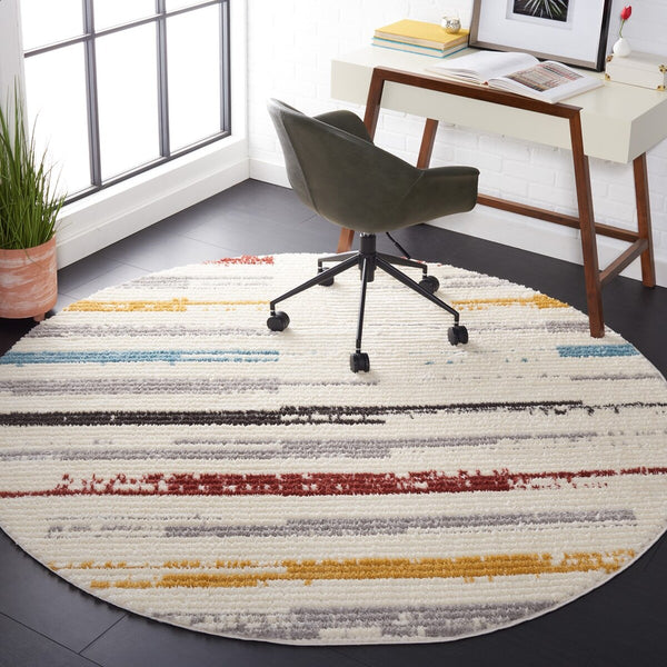 Safavieh Marrakesh 302 Power Loomed  Rug Ivory / Grey MRK302A-9