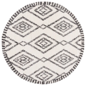 Safavieh Marrakesh 304 Power Loomed  Rug Ivory / Dark Grey MRK304A-9