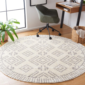 Safavieh Marrakesh 306 Power Loomed  Rug Ivory / Grey MRK306A-9