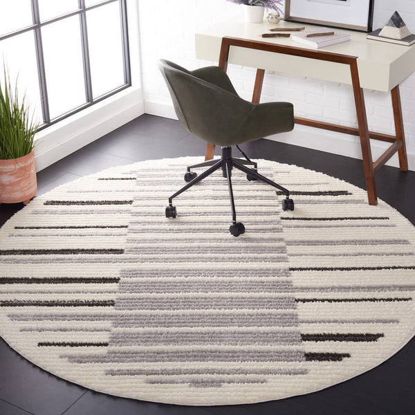 Safavieh Marrakesh 308 Power Loomed  Rug Ivory / Grey MRK308A-9
