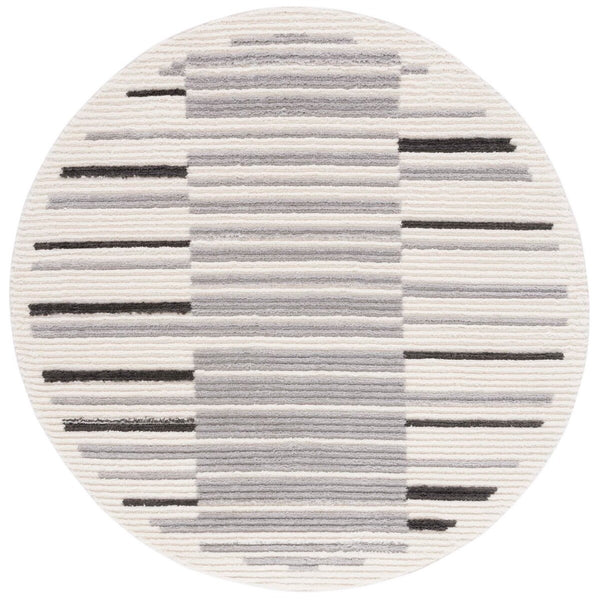 Safavieh Marrakesh 308 Power Loomed  Rug Ivory / Grey MRK308A-9