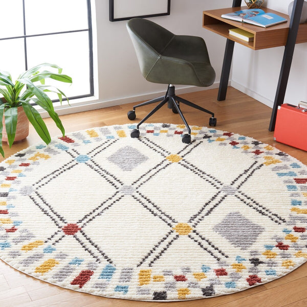 Safavieh Marrakesh 314 Power Loomed  Rug Ivory / Grey MRK314A-9