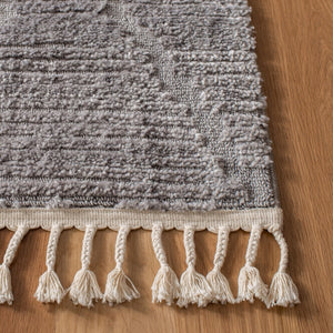 Safavieh Marrakesh 517 Power Loomed Polyester Bohemian Rug Grey MRK517F-8SQ