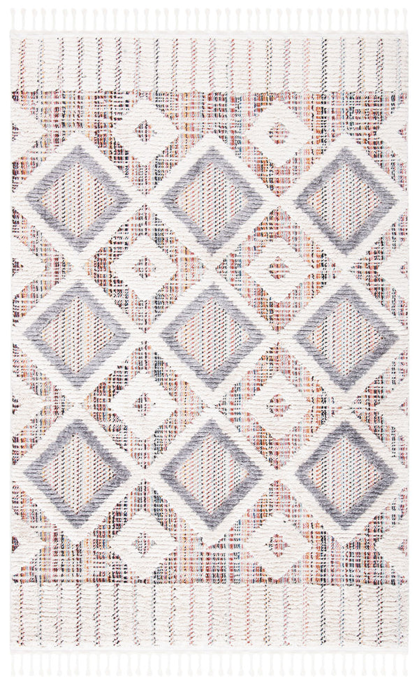 Safavieh Marrakesh 523 Power Loomed Bohemian Rug Grey / Multi MRK523D-2